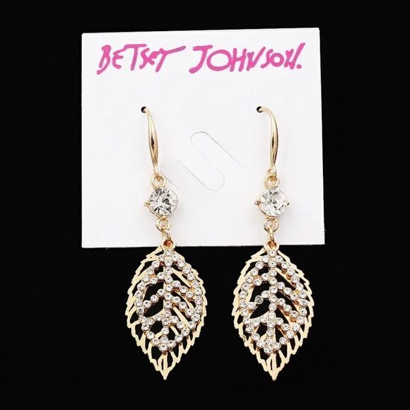 NWT BJ Leaf Earrings  - Picture 1 of 4